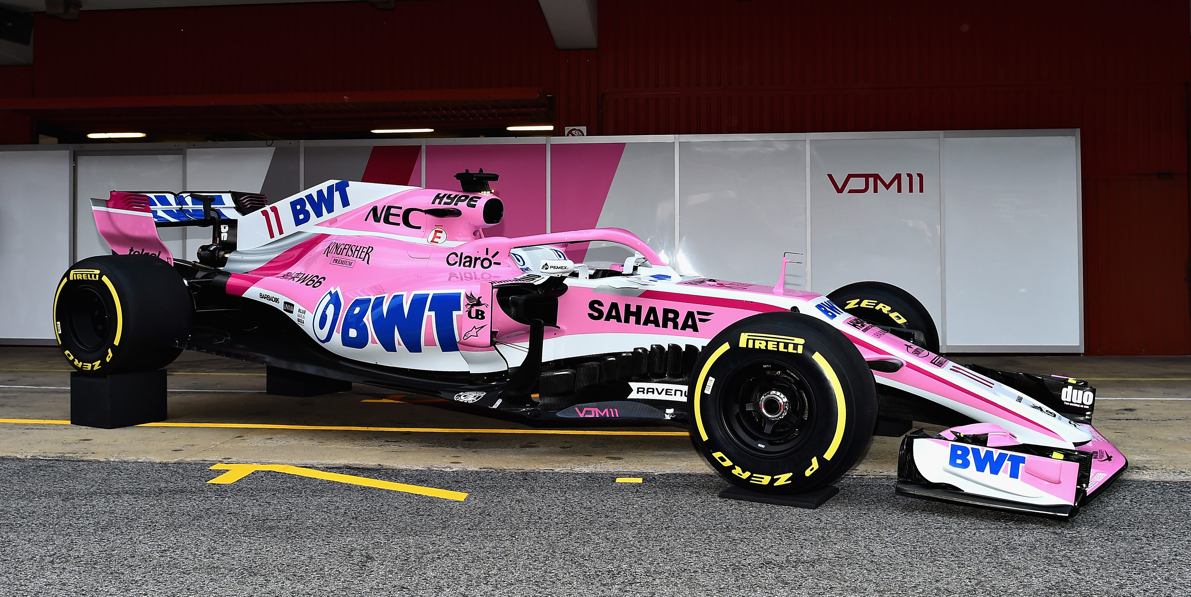 Force India unveils the VJM11 at Barcelona
