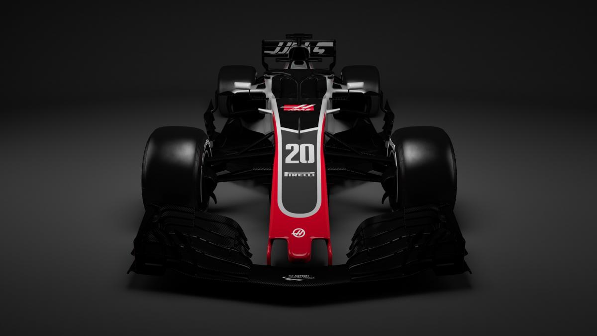 Haas first to reveal images of 2018 car