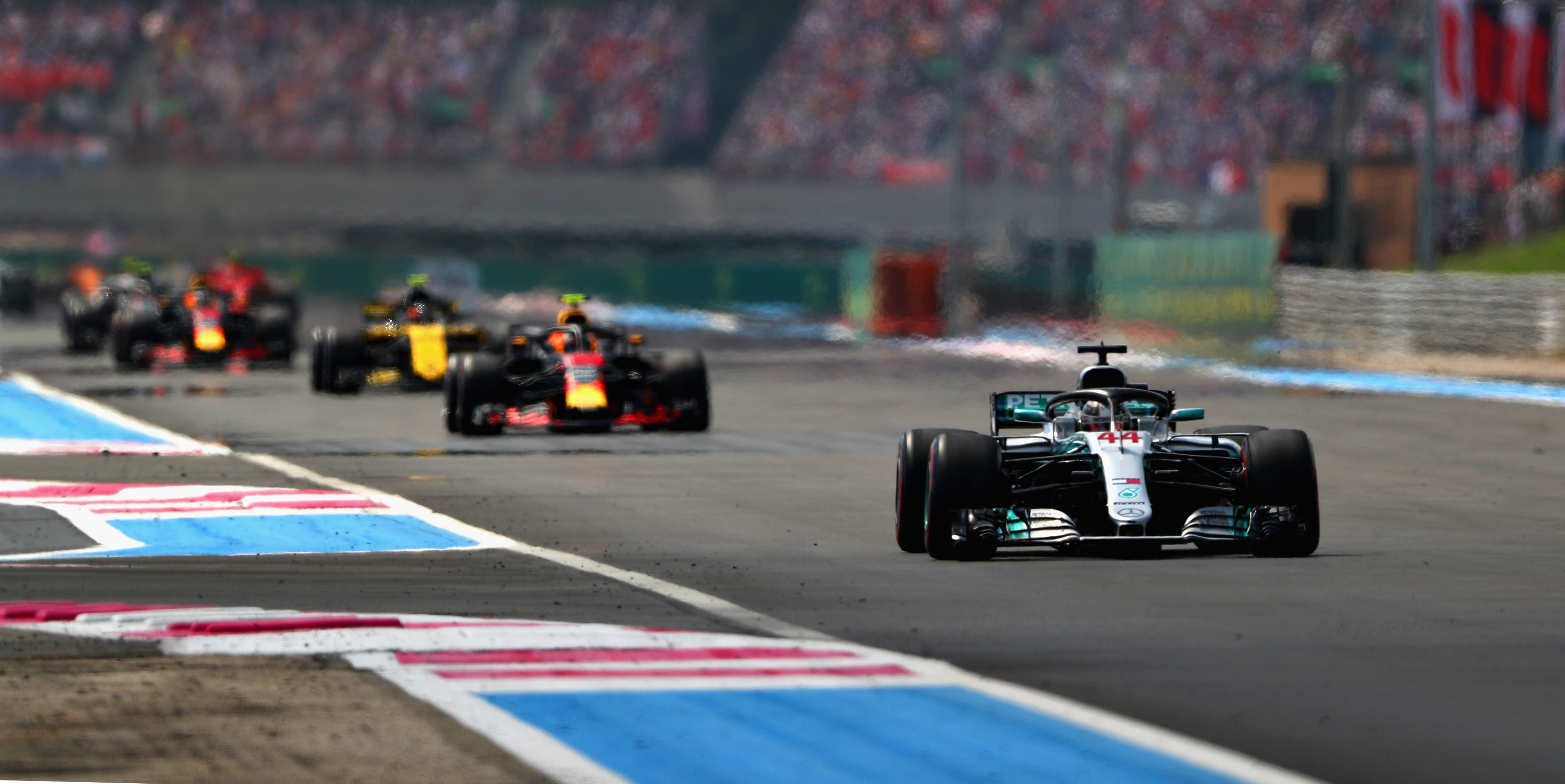 Hamilton wins French GP as Vettel and Bottas collide