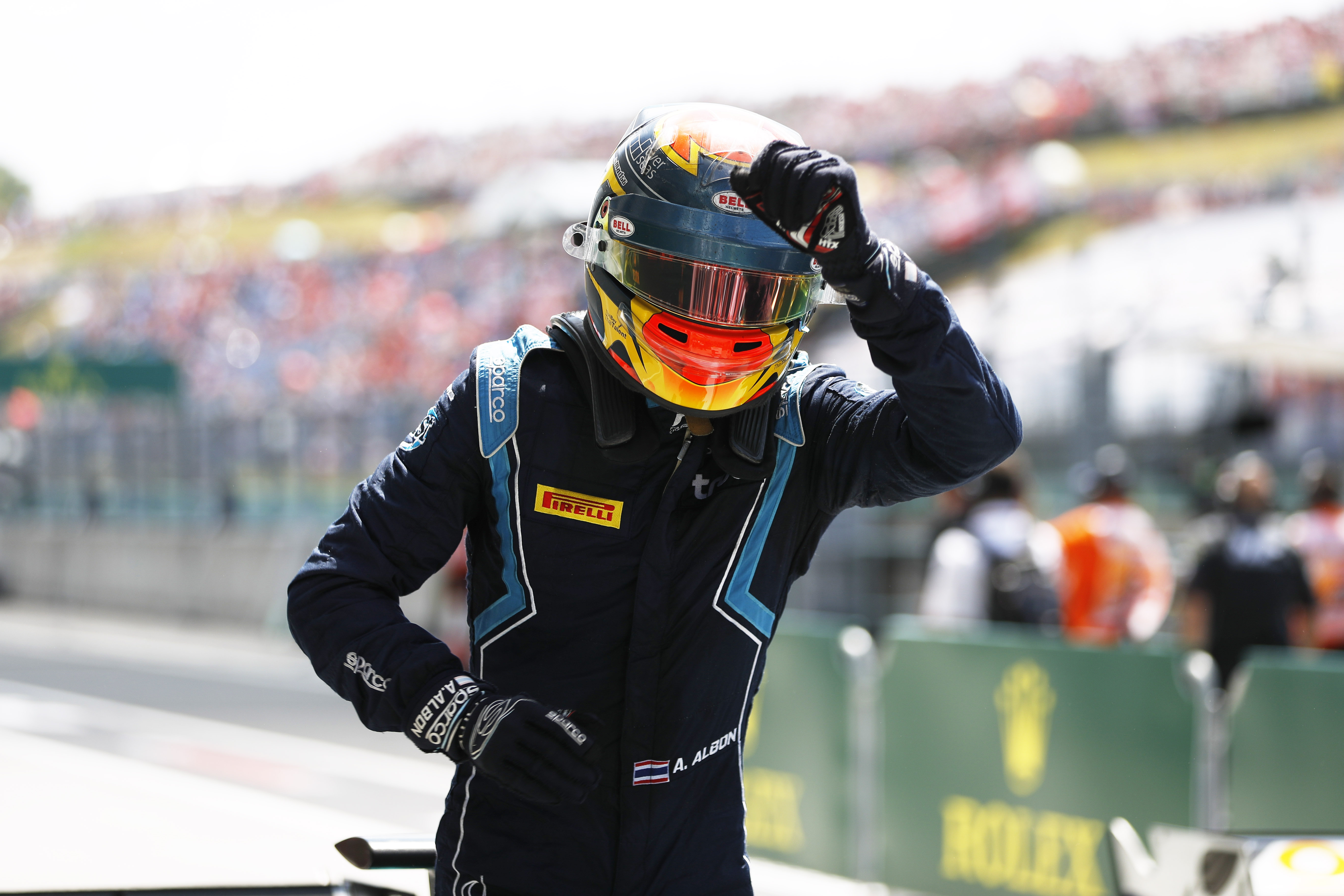 Albon beats Ghiotto in thrilling F2 Hungaroring sprint