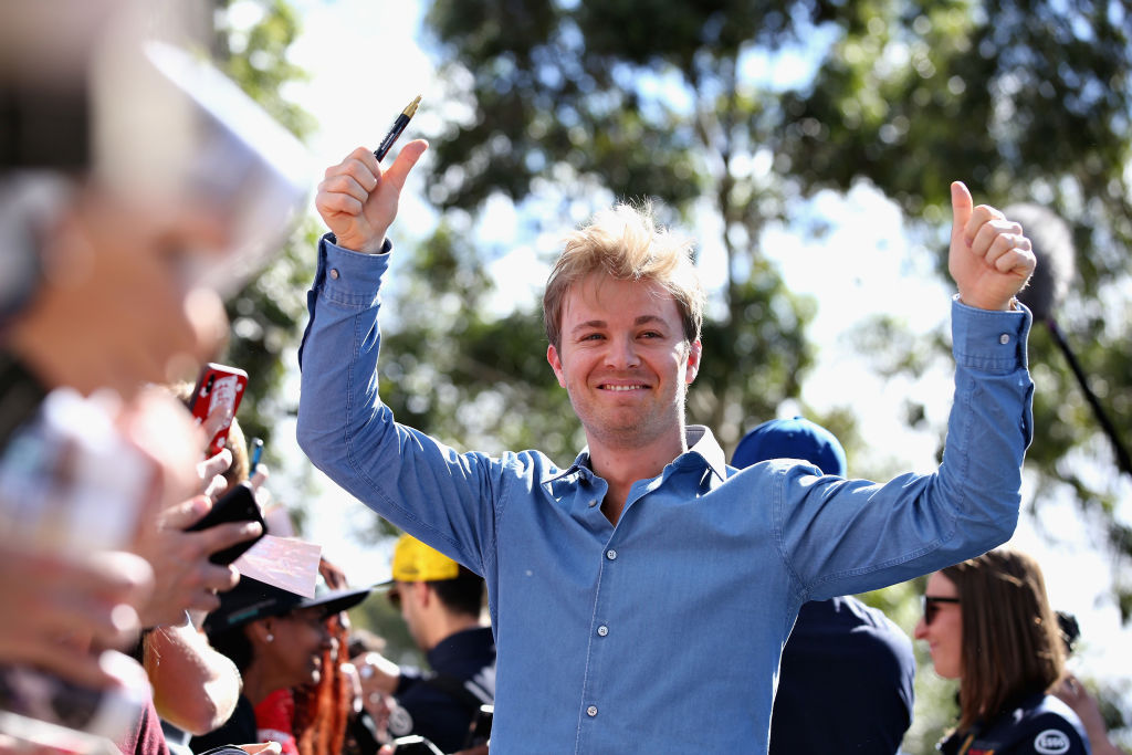 Nico Rosberg during his 2016 Formula 1 world championship season with Mercedes