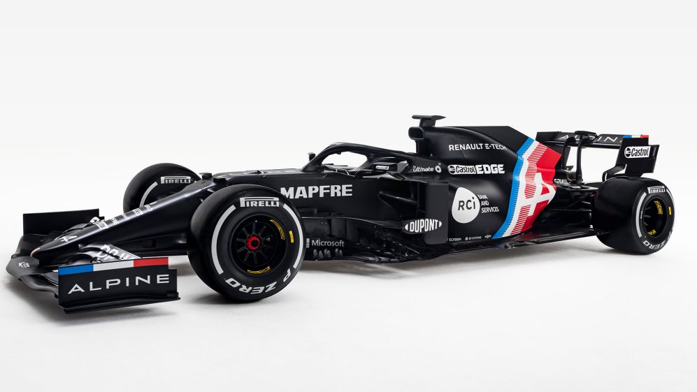 Alpine reveals ‘temporary livery’ ahead of February launch
