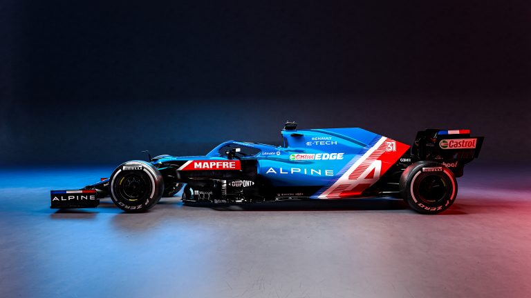 Rebranded Alpine reveals 2021 F1 car and new livery