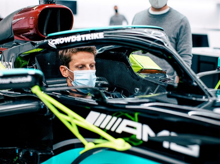 Grosjean to drive title-winning Mercedes in farewell F1 test