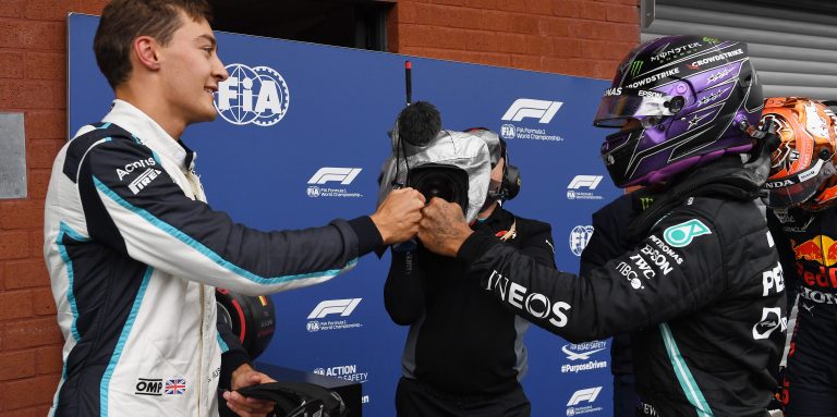 Russell entering 2022 on ‘level terms’ with Hamilton