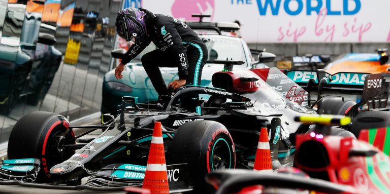 Hamilton ‘incredibly disappointed in myself’ after crashing twice in qualifying