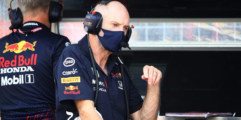 Newey working on Red Bull’s set-up issues after return from bike accident