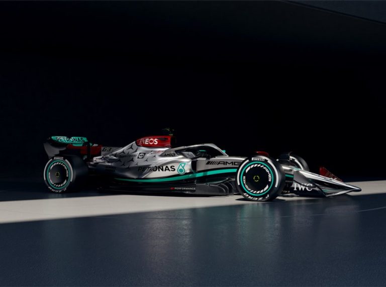 Mercedes returns to silver livery as it unveils W13 F1 car
