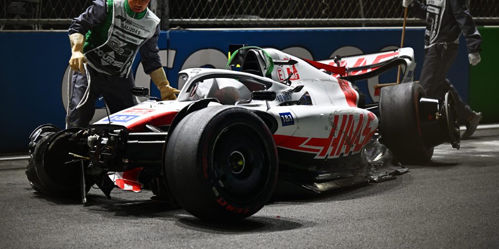 Schumacher to sit out Saudi Arabian GP after heavy qualifying crash