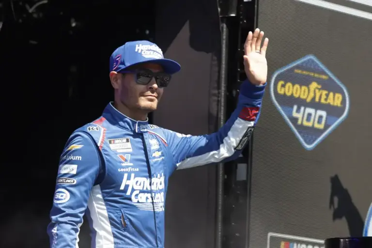 What pushed Kyle Larson to demand respect for NASCAR and American auto racing?