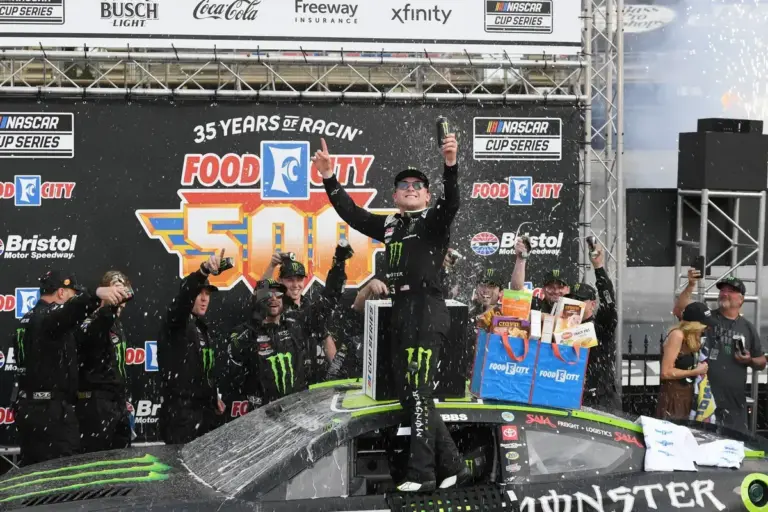 Worn-out tyres rule Bristol chaos as Ty Gibbs snags long-awaited first Cup win