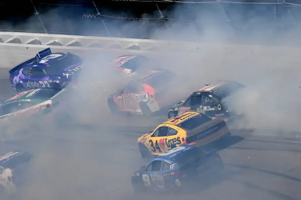 NASCAR’s fuel-saving fix backfires at Talladega. Here’s what went wrong:
