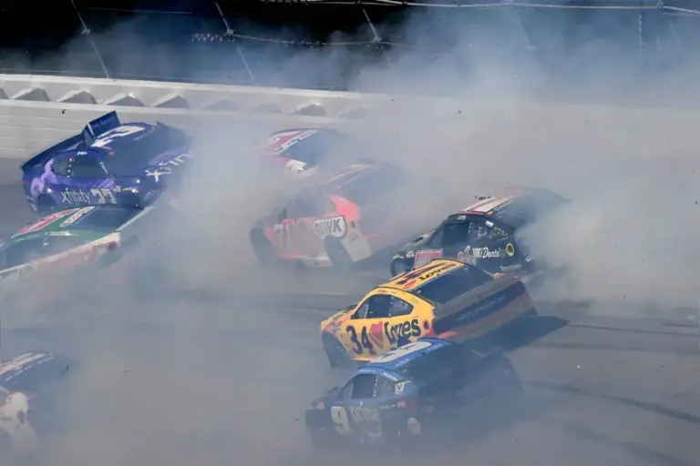 NASCAR’s fuel-saving fix backfires at Talladega. Here’s what went wrong: