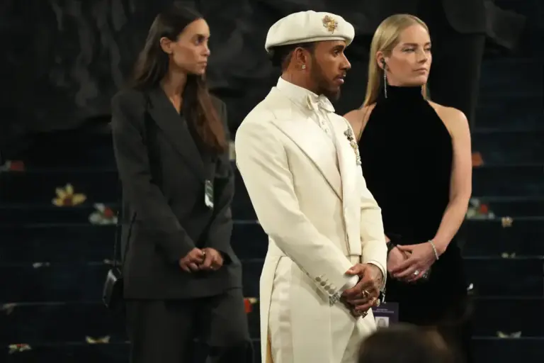 Kim Kardashian turn heads at Met Gala as fans question Lewis Hamilton’s absence