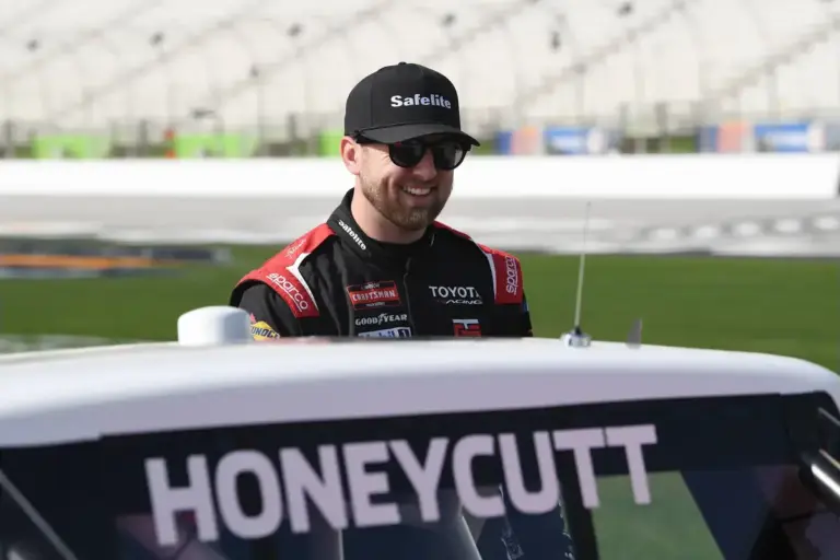 Four starts, four Wins: Kaden Honeycutt celebrates truck breakthrough