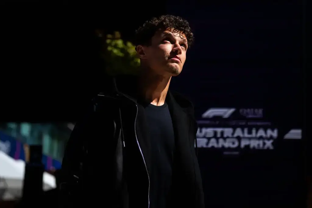 Arsenal’s Declan Rice joins forces with F1 star Lando Norris in surprise crossover