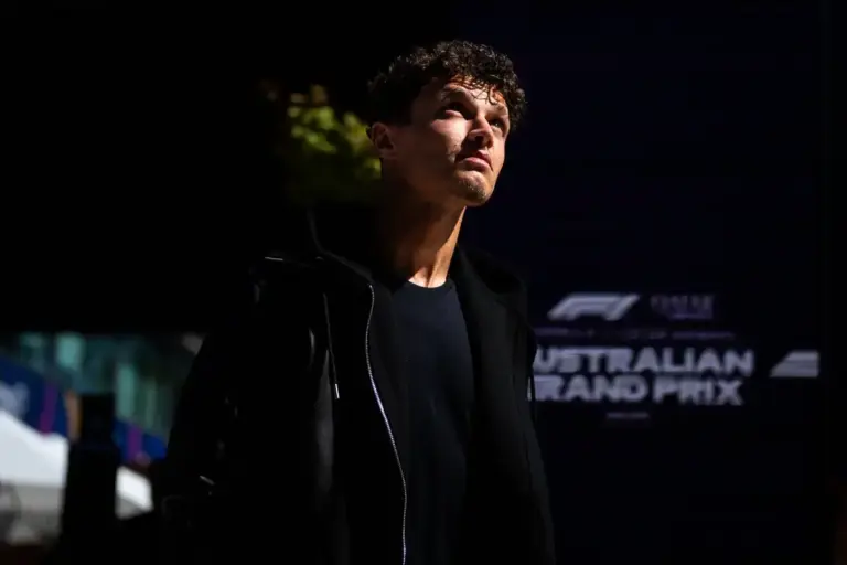 Arsenal’s Declan Rice joins forces with F1 star Lando Norris in surprise crossover