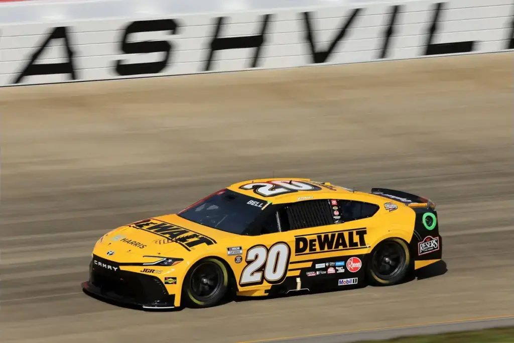 Christopher Bell left blaming himself after Denny Hamlin steals Nashville win