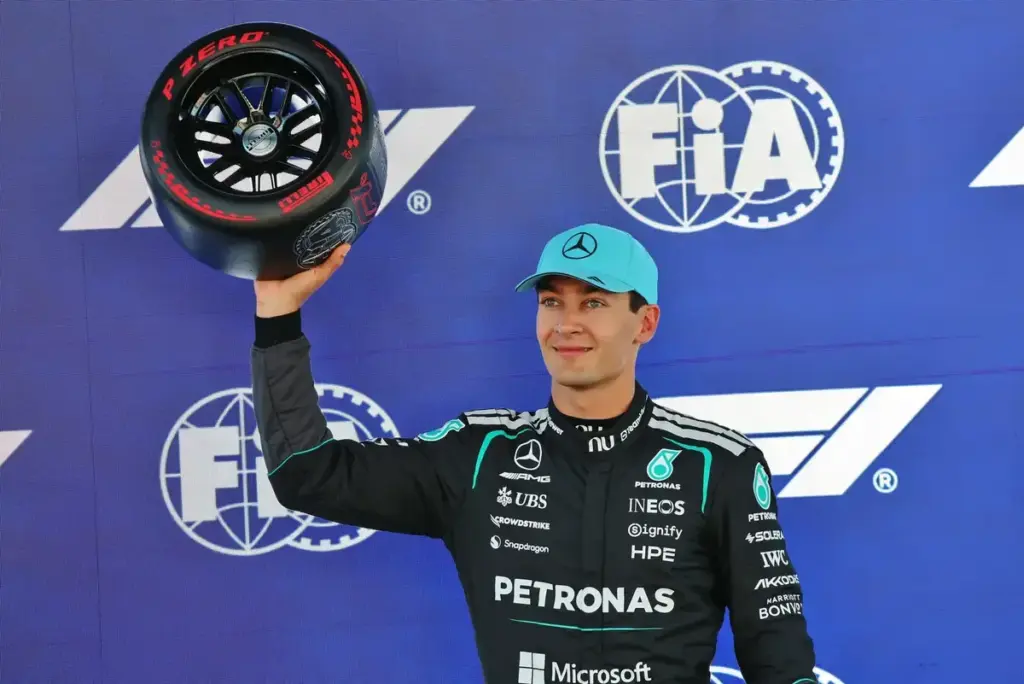 Russell snatches Barcelona pole as Leclerc crash halts Q3 drama