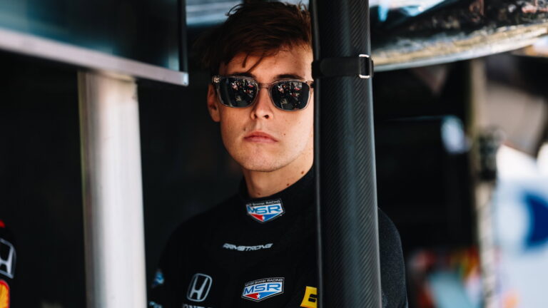 Marcus Armstrong Engine Failure Denies First IndyCar Win At Road America