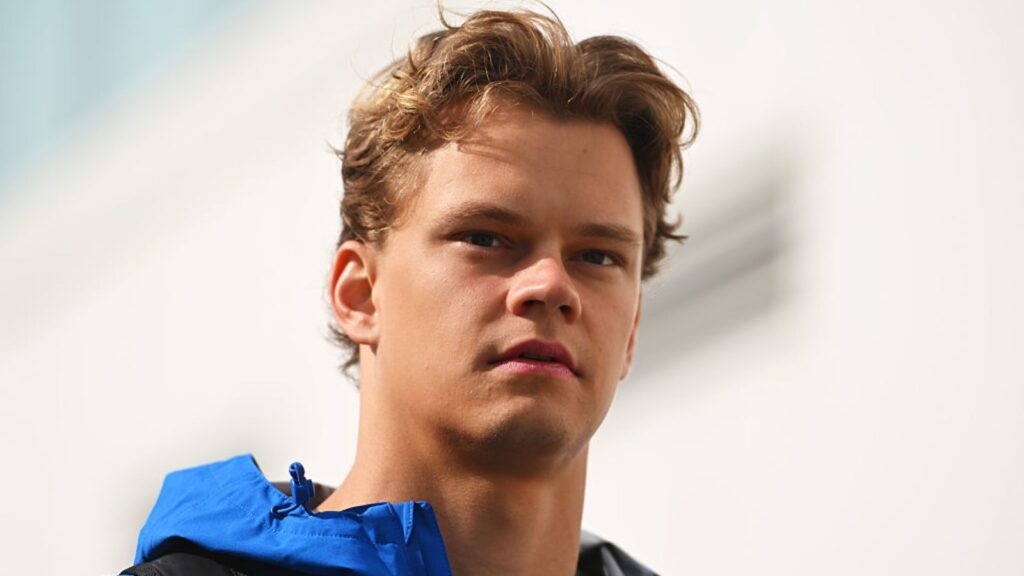 Paul Aron ahead of his Audi Formula 1 FP1 outing at the 2026 Austrian Grand Prix