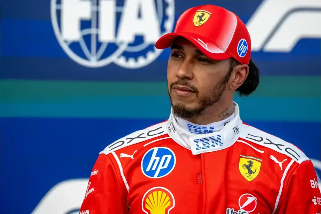 Lewis Hamilton pictured during the 2026 Formula 1 season amid his run of grid penalties