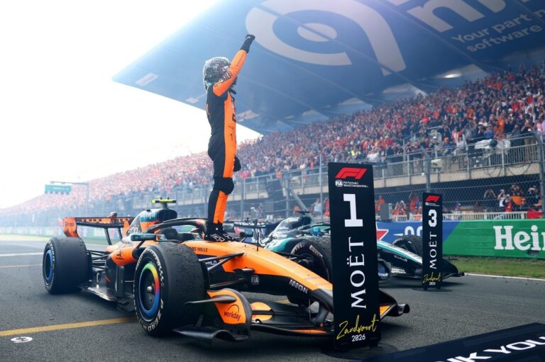 F1 Dutch GP Results: Norris Wins As Verstappen Crashes Out