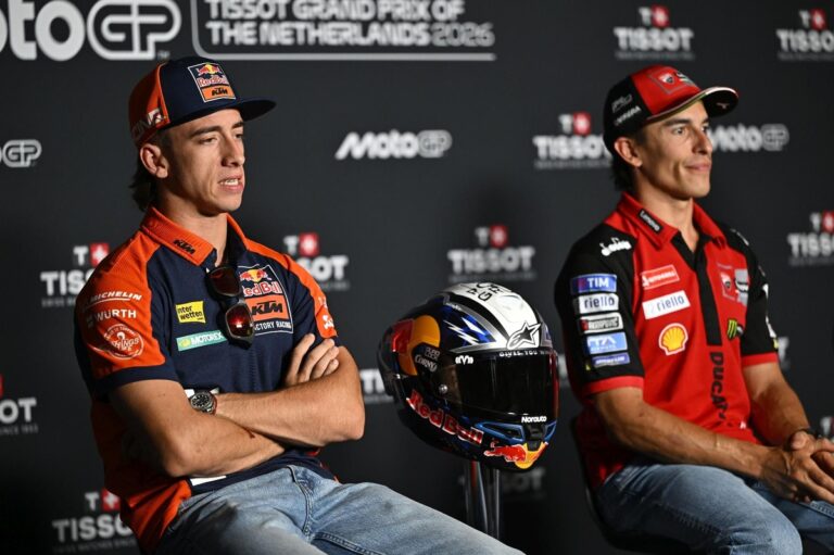 Pedro Acosta in Red Bull KTM Factory Racing colours during the 2026 MotoGP season