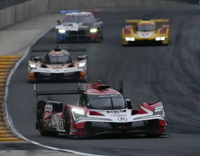 July 31, 2026, Elkhart Lake, Wisconsin, USA: The No. 93 Meyer Shank Racing Acura ARX-06 GTP, driven by Renger van der Zande and Nick Yelloly, competes during the first practice session for the IMSA WeatherTech SportsCar Championship at Road America i