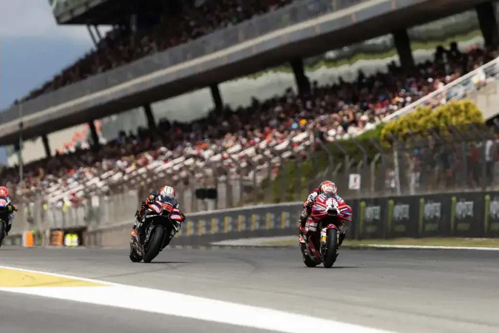 May 17, 2026, Barcelona, Barcelona, Spain: MONTMELO, SPAIN - MAY 17: Pecco Bagnaia #63 of Ducati Lenovo Team in action during the MotoGP Grand Prix of Catalunya at Circuit de Barcelona-Catalunya on May 17, 2026 in Montmelo, Spain. (Credit Image: © Ma