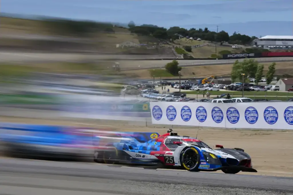 May 3, 2026, Monterey, California, USA: May 3, 2026, Monterey, California.The #25 BMW M Team WRT, BMW M Hybrid GTP driven by Philipp Eng and Marco Wittmann during the StubHub Monterey SportsCar Championship at WeatherTech Raceway Laguna Seca. (Cred