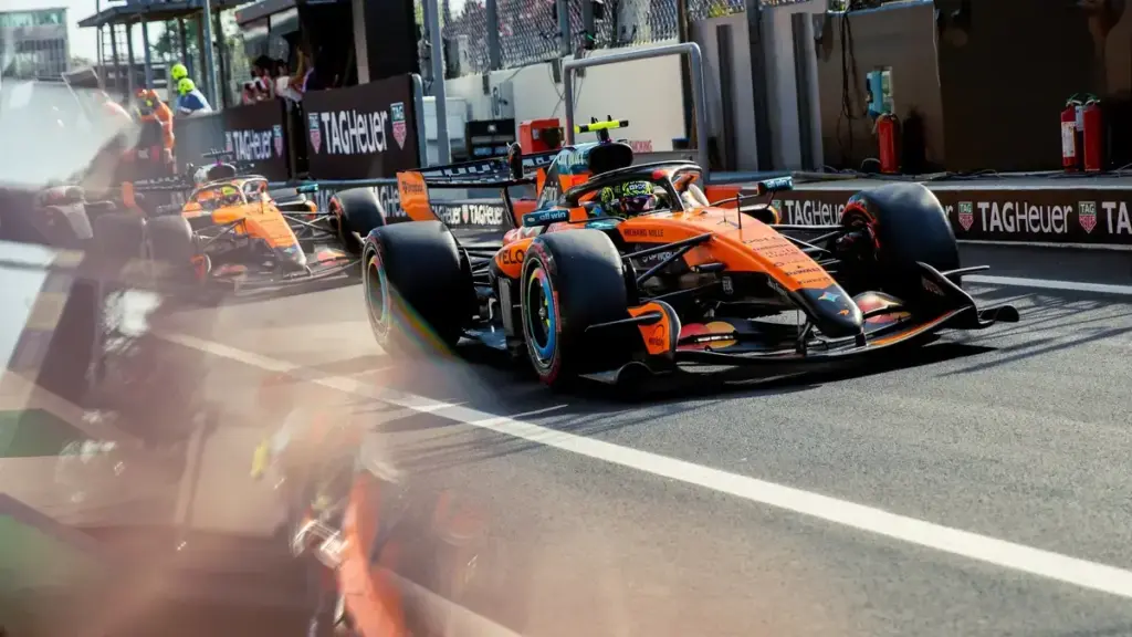 September 6, 2026, Monza, Italy: Oscar Piastri (AUS/ McLaren) and Lando Norris (GBR/ McLaren) during the Formula 1 Emilia Romagna Grand Prix 2026. (Credit Image: © Gabriel Lopez/ZUMA Press Wire)