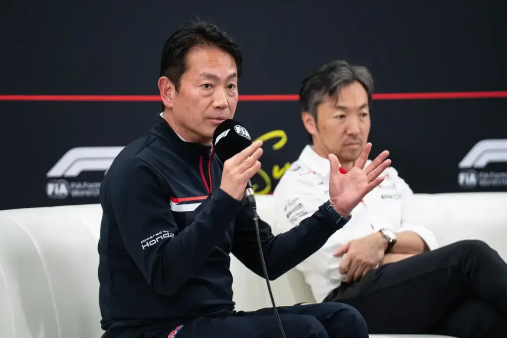 March 27, 2026, Suzuka, Mie, Japan: Honda HRC President Tetsushi Kakuda (JPN) during the press conference at the 2026 Formula 1 Japanese Grand Prix, round 3 of the FIA Formula 1 World Championship, at Suzuka Circuit, Suzuka, Japan on 27 March 2026. (