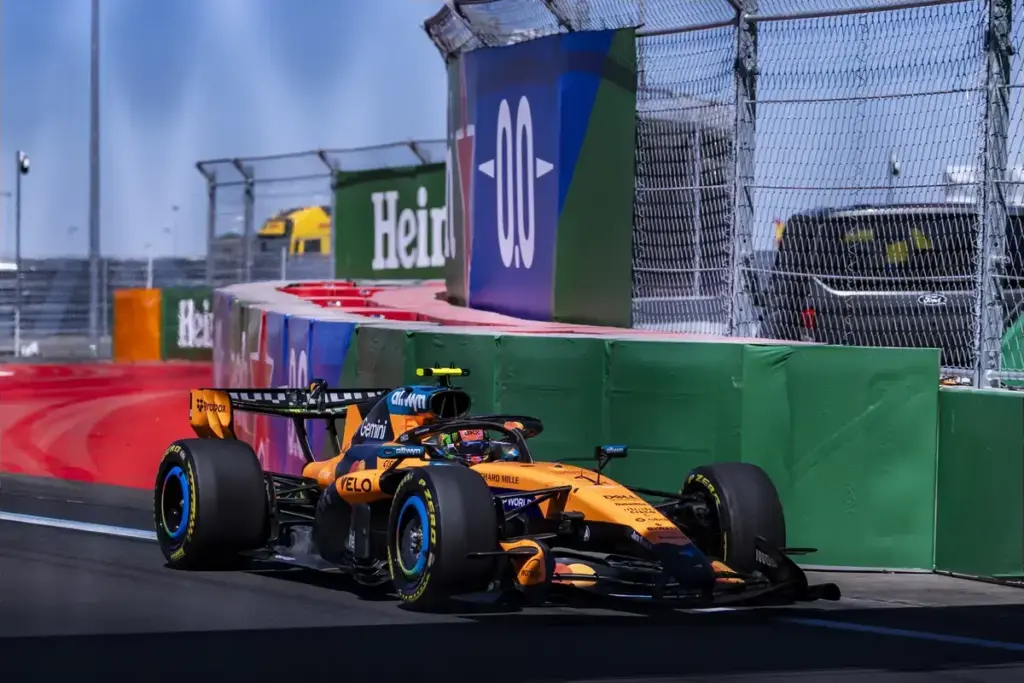 September 11, 2026, Madrid, Madrid, Spain: Madrid, September 10 - Lando Norris of the United Kingdom drives the #1 McLaren Mastercard F1 Team MCL40 Mercedes during practice ahead of the F1 Grand Prix of Spain at Madring on September 10, 2026 in Madrid, Spain. (Credit Image: © Miguel Lemos/ZUMA Press Wire)