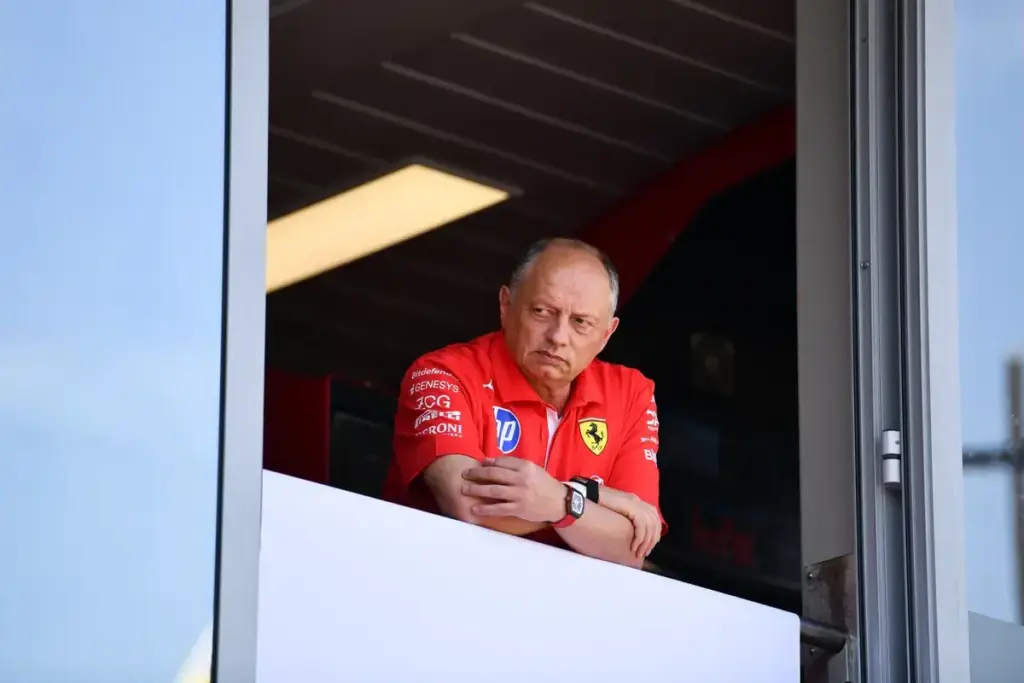 June 7, 2026, Montecarlo, Monaco, Monaco: Team Principal of Scuderia Ferrari HP Fred Vasseur is seen in the Garage before the Start of the Formula 1 Louis Vuitton Grand Prix de Monaco, Montecarlo. (Credit Image: © Daisy Facinelli/ZUMA Press Wire)