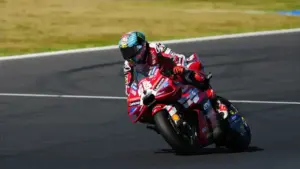 Francesco Bagnaia Austrian GP: Francesco Bagnaia riding his Ducati Lenovo Team MotoGP bike.
