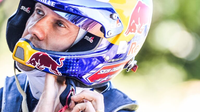 Sébastien Ogier during a WRC event