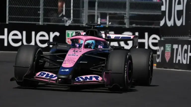 Pierre Gasly online abuse: Pierre Gasly driving his Alpine Formula 1 car on track.