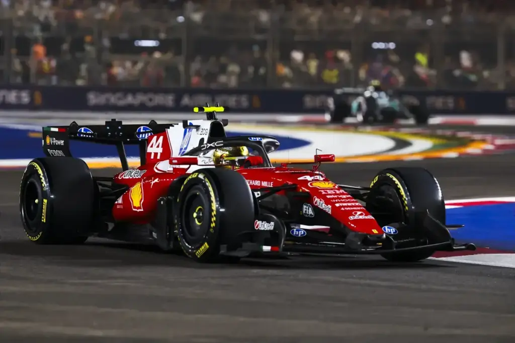 Hamilton apologises after Singapore mistake costs Ferrari double podium